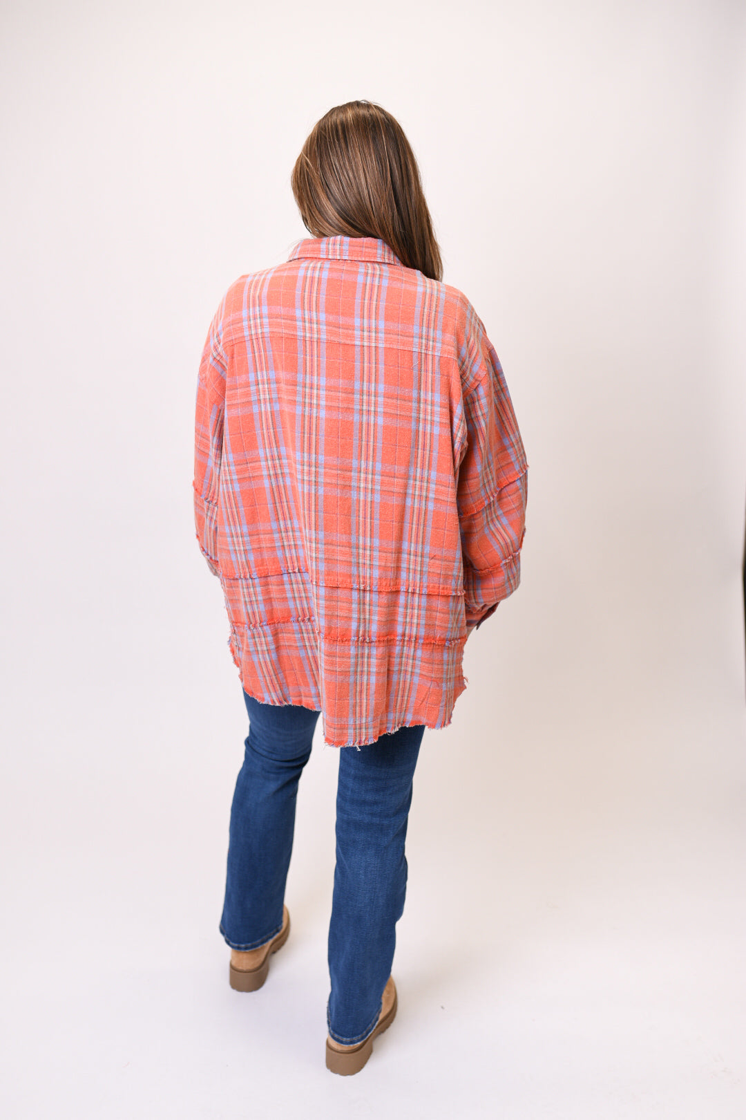 My Favorite Flannel In Coral