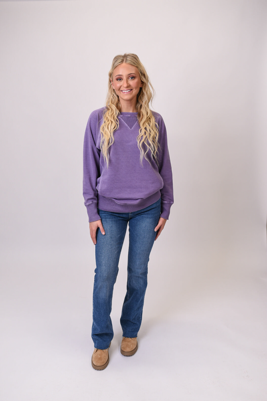 Color Pop Pocket Pullover