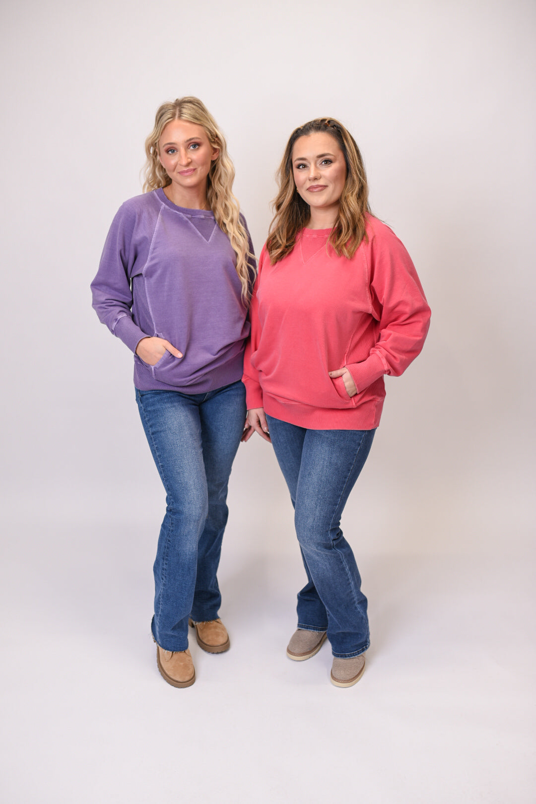 Color Pop Pocket Pullover