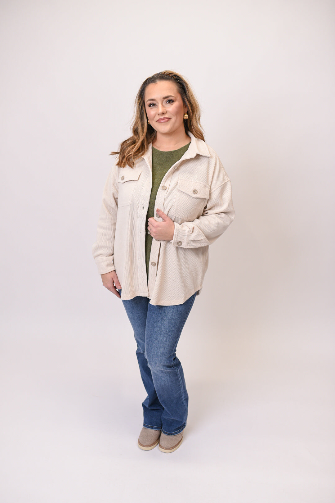 Soft Essentials Button Down