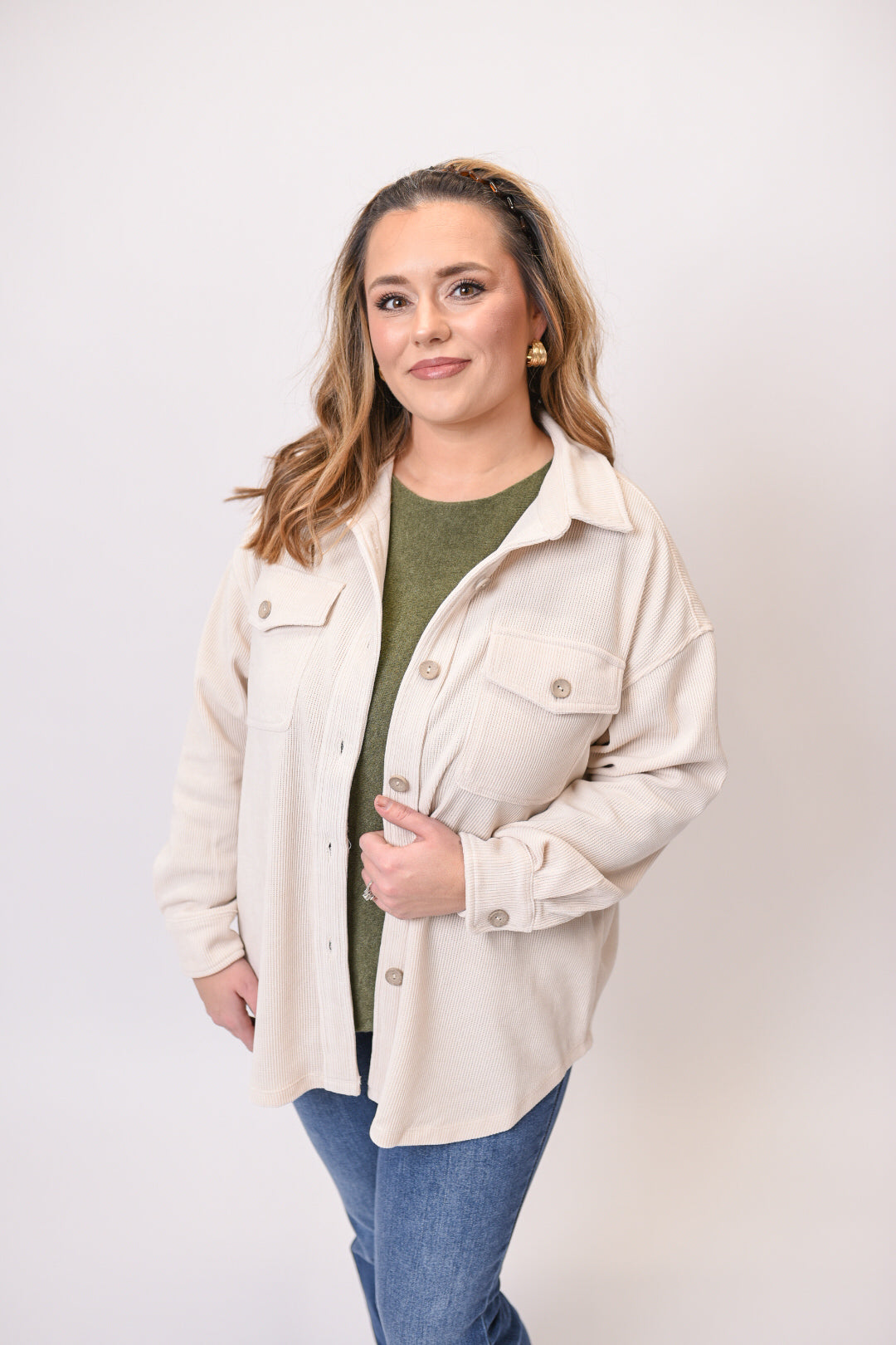 Soft Essentials Button Down