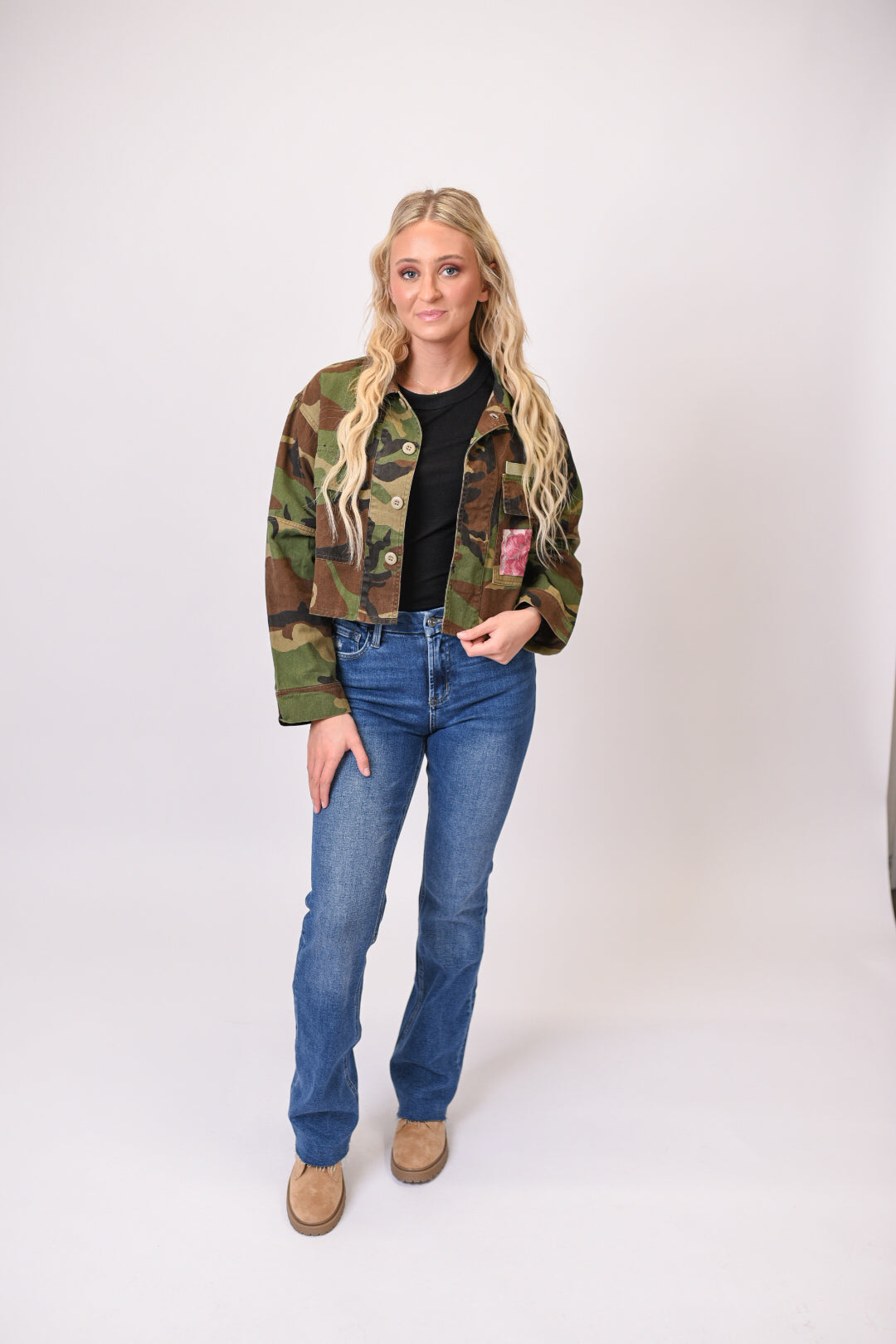 Rough & Rosy Cropped Jacket