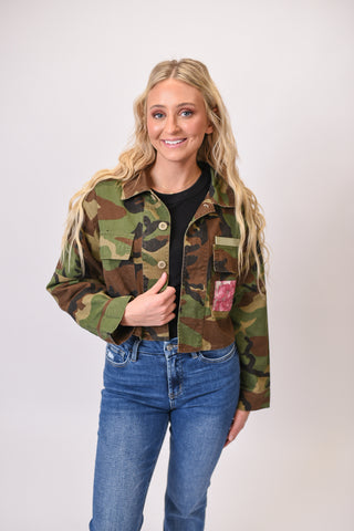 Rough & Rosy Cropped Jacket