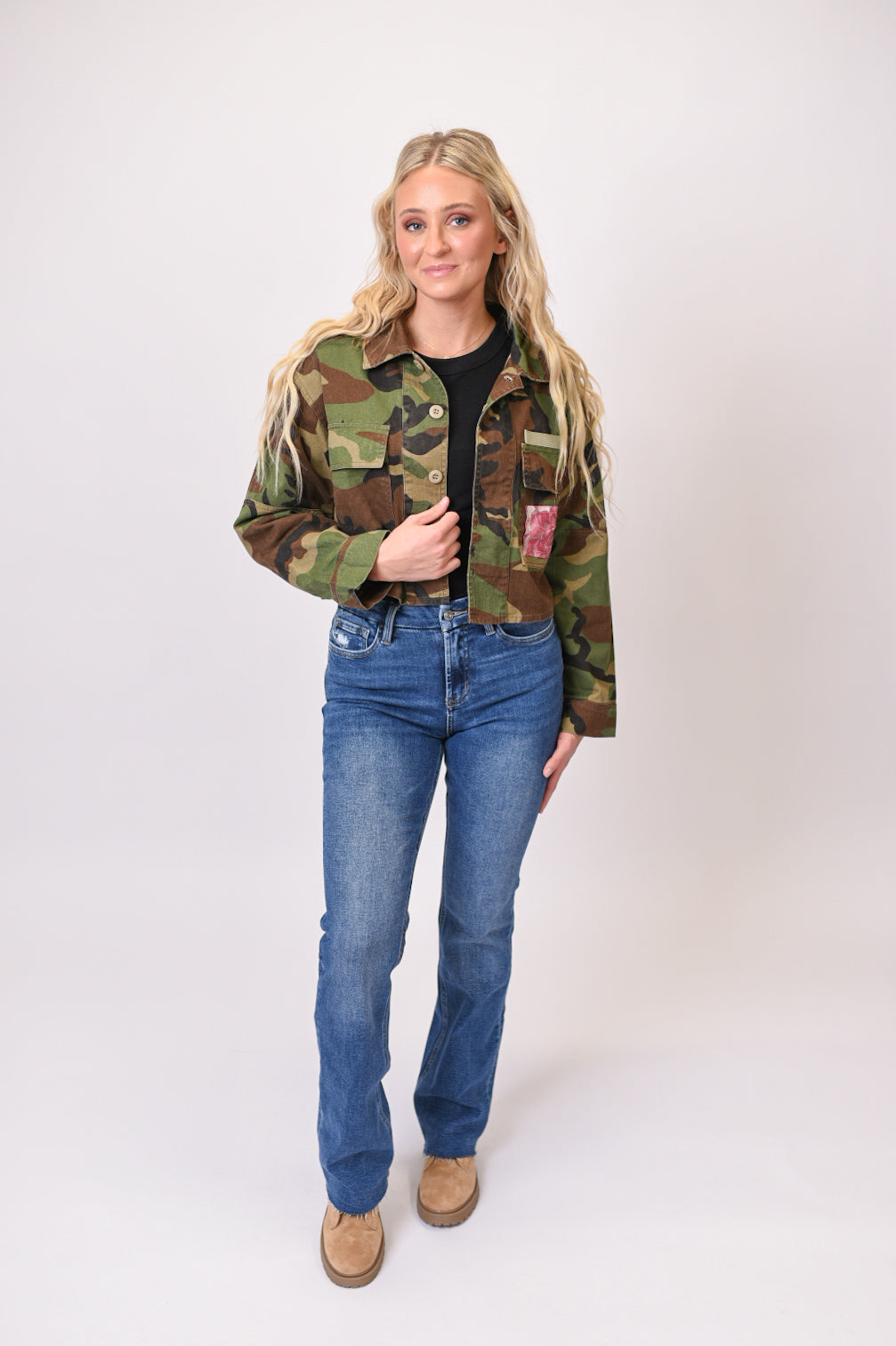 Rough & Rosy Cropped Jacket