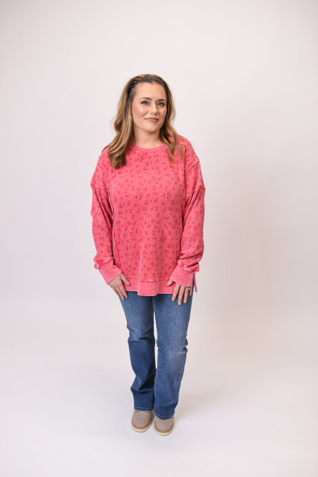 Poppy Kiss Thermal Pullover