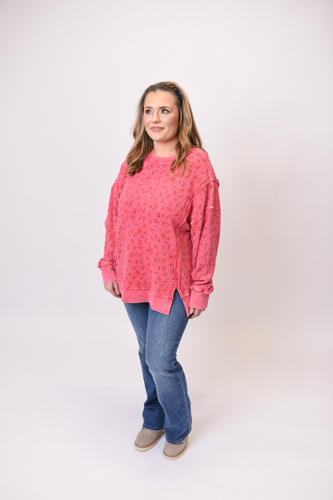 Poppy Kiss Thermal Pullover