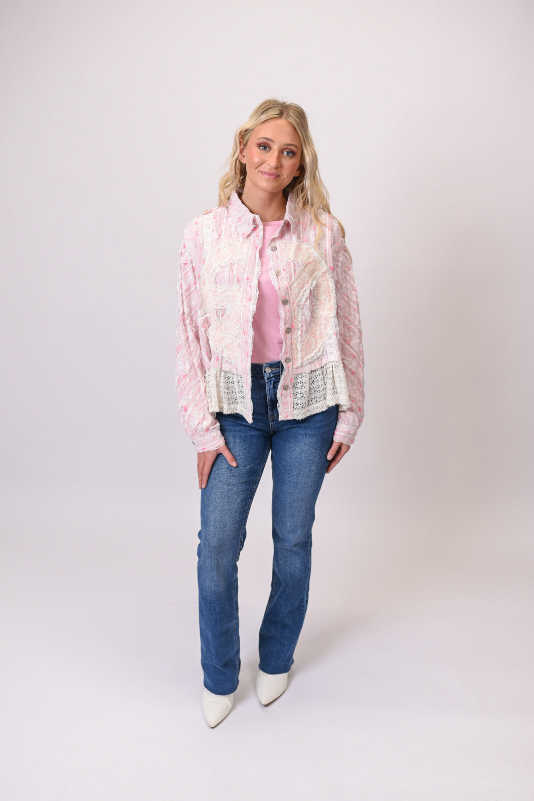 Peaceful Vibes Top in Pink