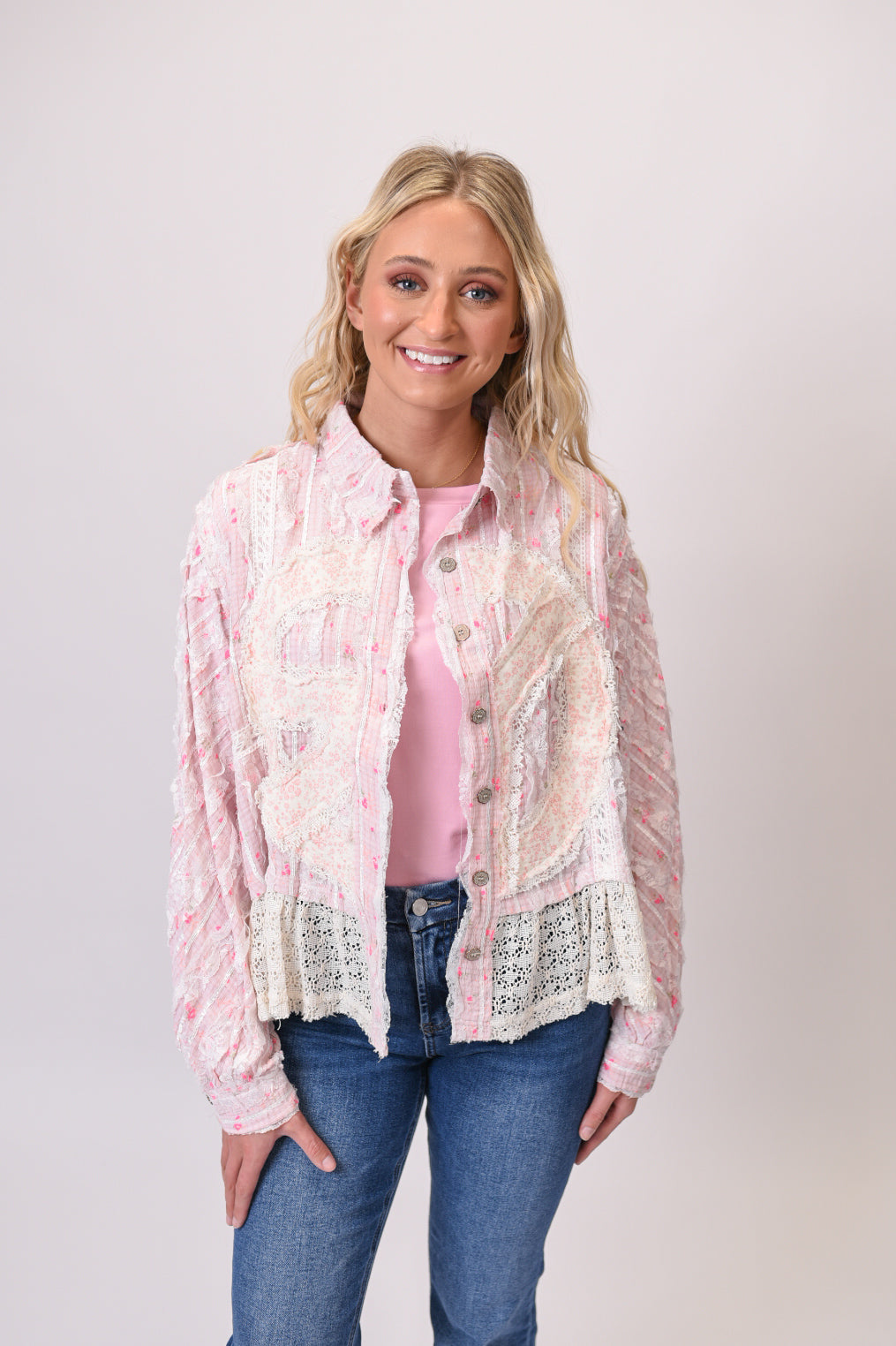 Peaceful Vibes Top in Pink