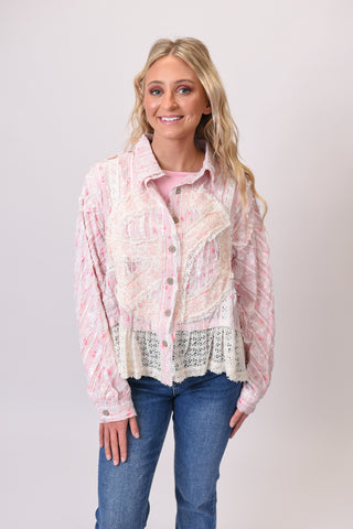 Peaceful Vibes Top in Pink