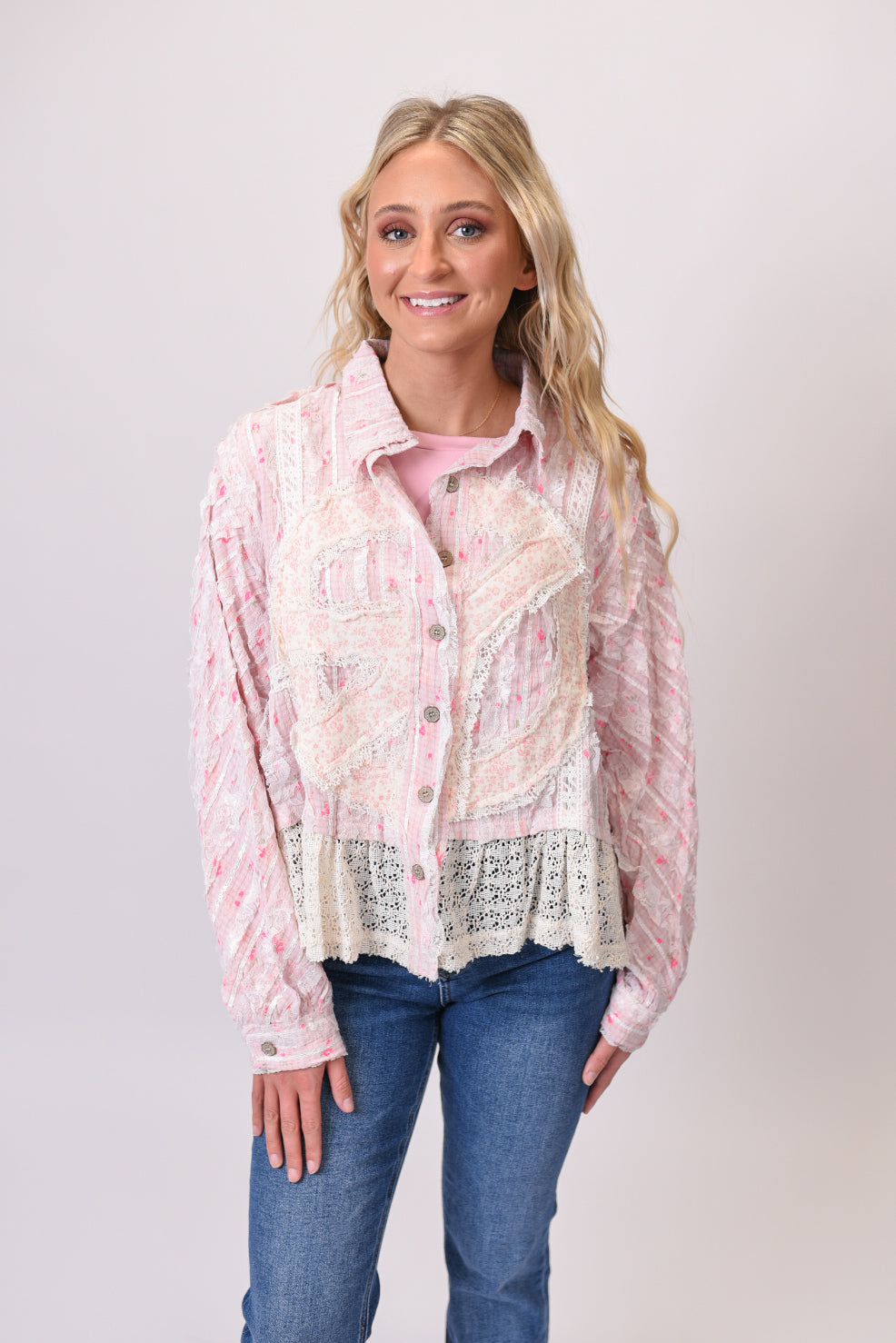 Peaceful Vibes Top in Pink