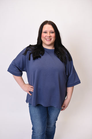Essentials Scuba Top in Curvy