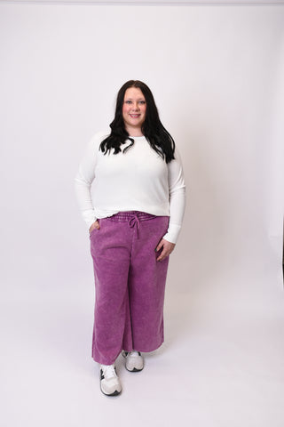 Hanging Around Lounge Pants in Curvy