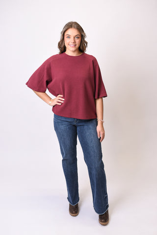 Cloudy Days Knit Top