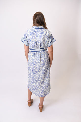 Tea Time Floral Midi Dress