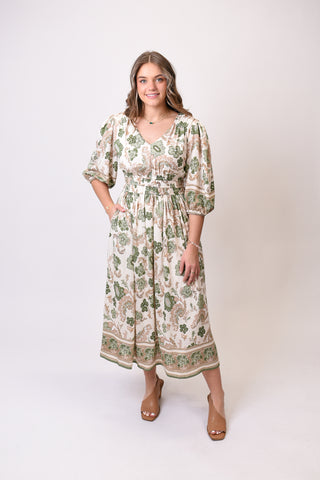 Sunrise Stroll Midi Dress