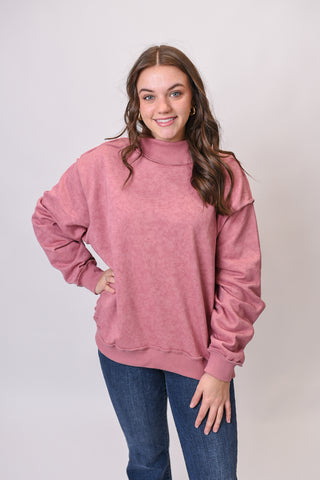 Pinky Promise Pullover in Pink