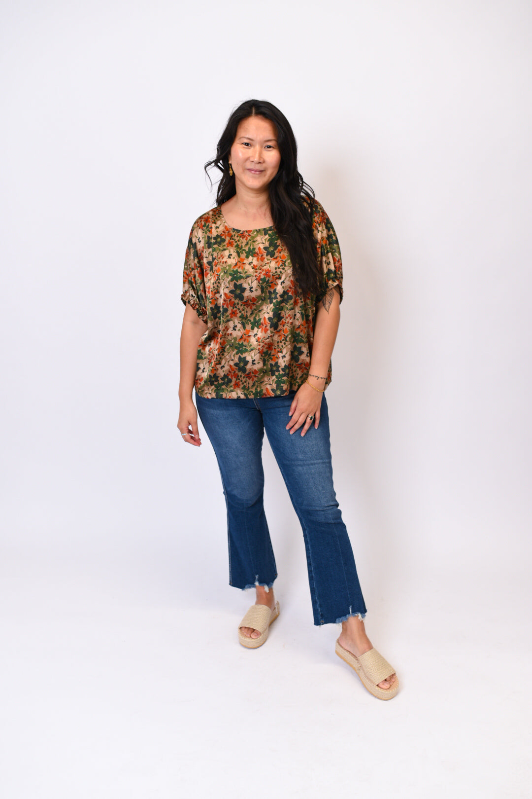 Botanical Essence Top in Orange Blossom