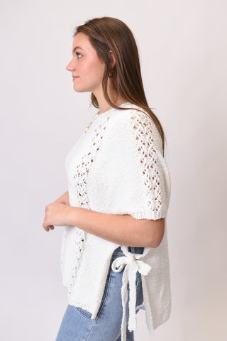 Cloud Whisper Poncho Top