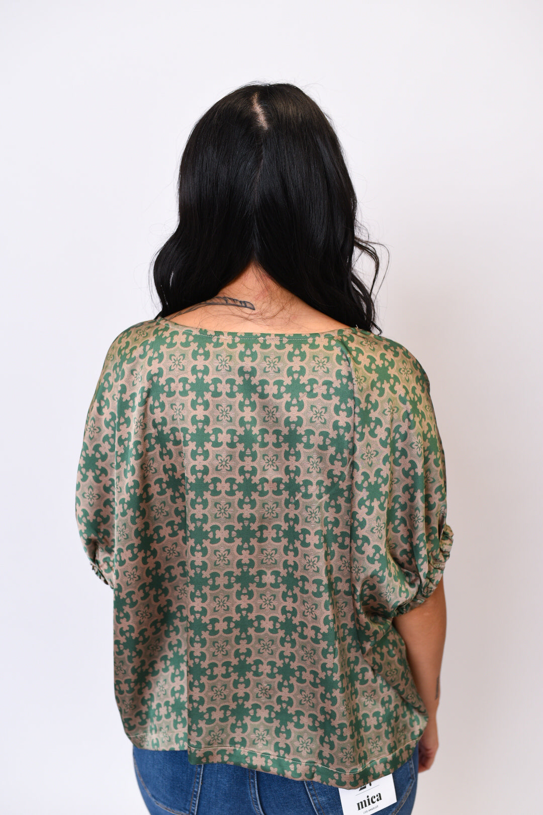 Regal Mosaic Top in Fern