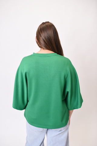 Clean Lines Scuba Top In Green