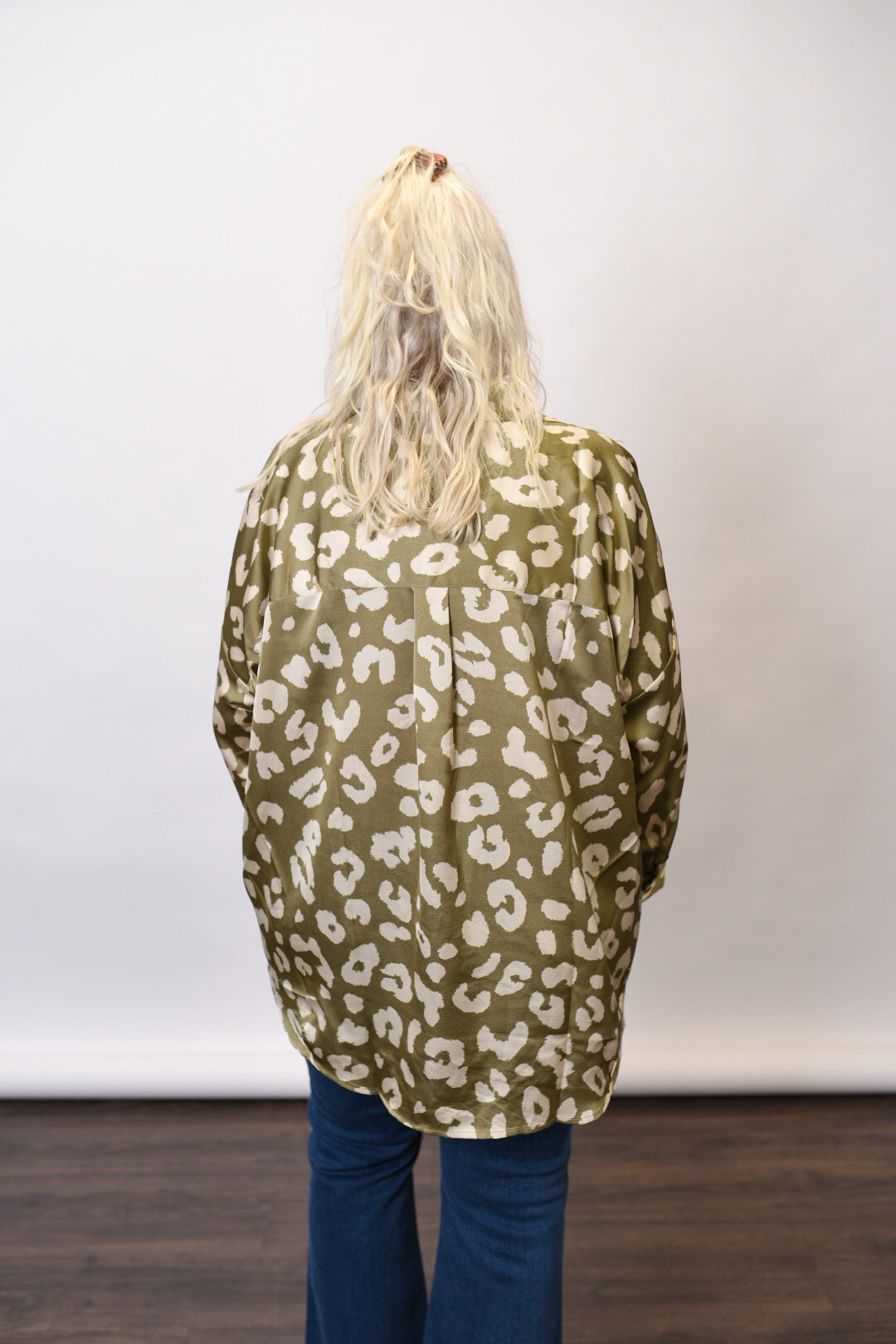 Enchanted Jungle Blouse in Dry Herb