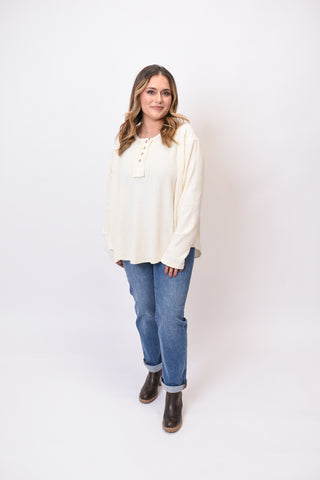 No Plans Long Sleeve Top