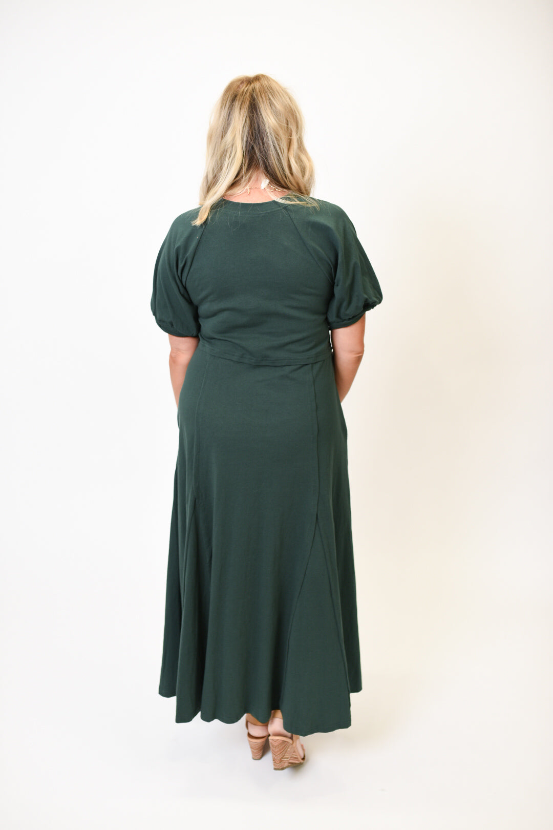 The Perfect Day Midi Dress in Forest