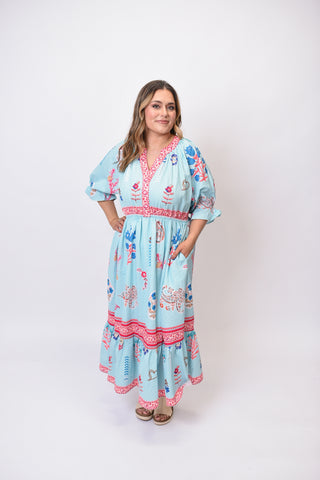 Written In Flowers Midi Dress