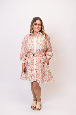 Tea Party Blooms Mini Dress