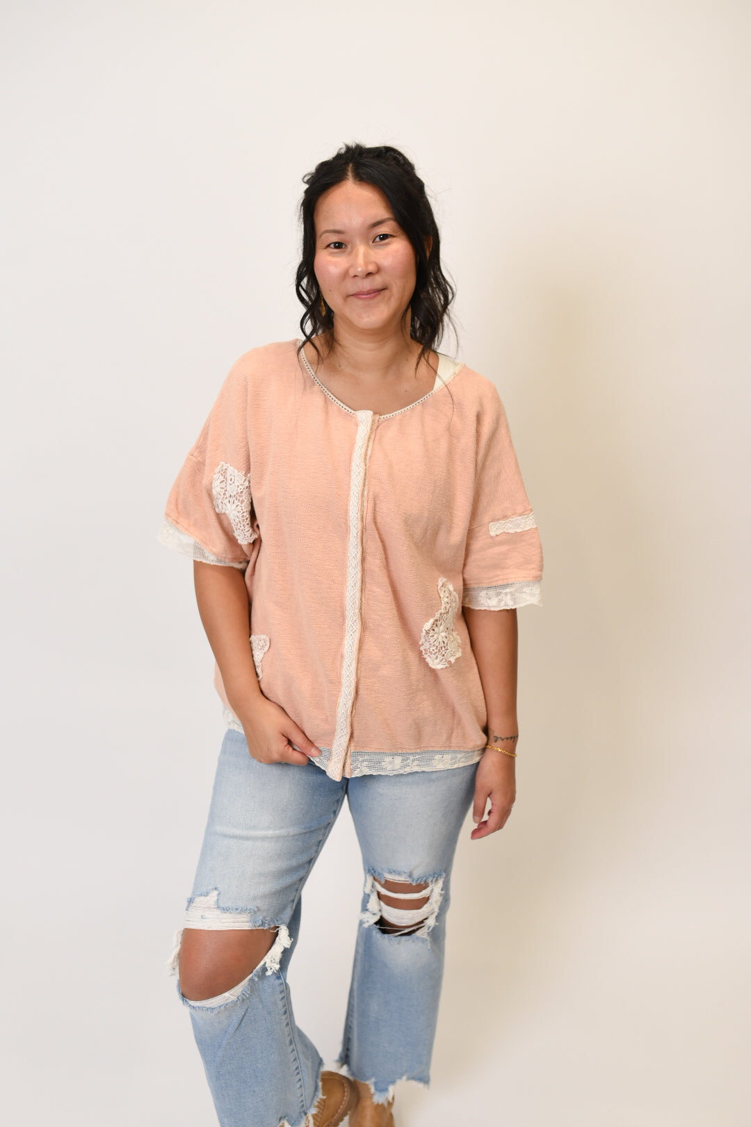 Love Is Delicate Patchwork Top Oli &amp; Hali