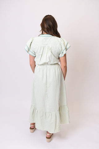 Ever After Striped Midi Dress