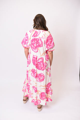 Love Always Floral Midi Dress