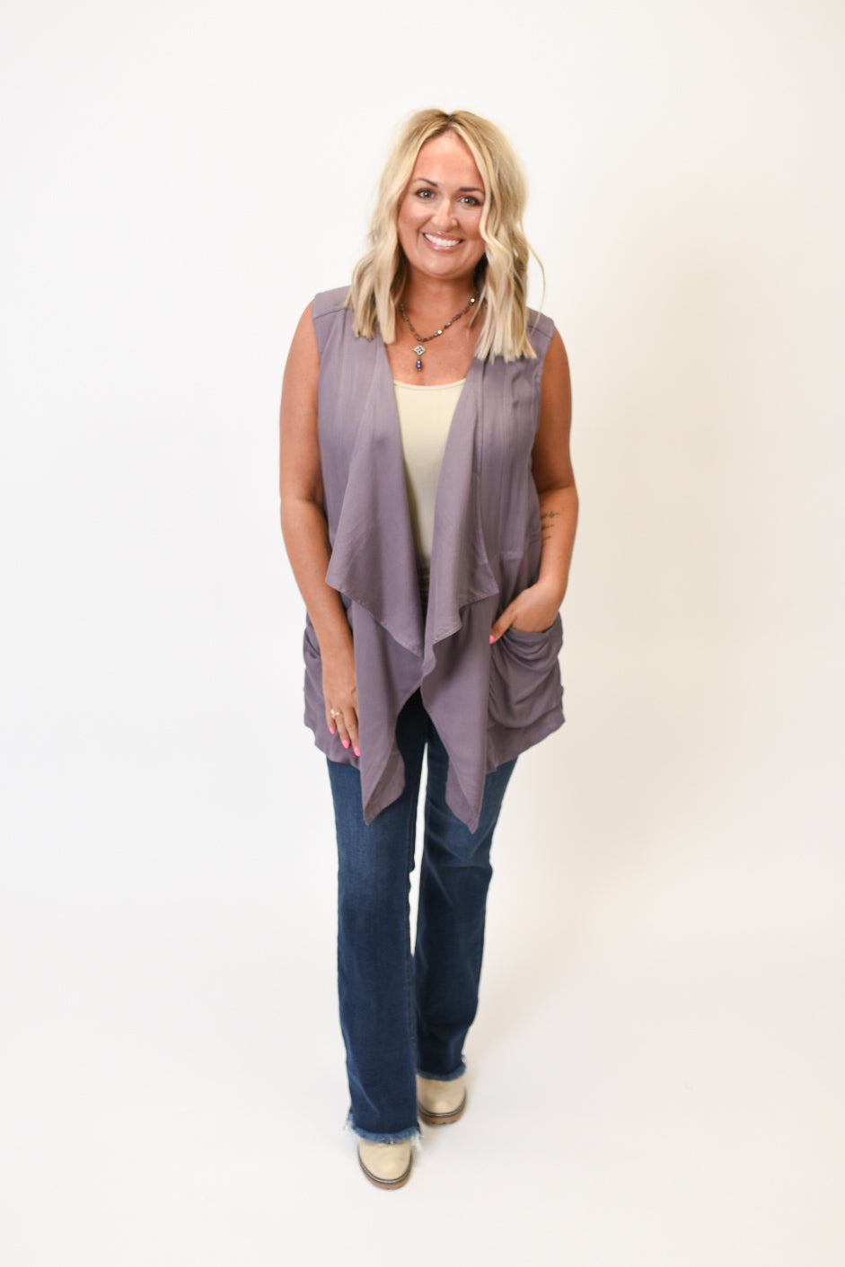 Vineyard Breeze Long Vest