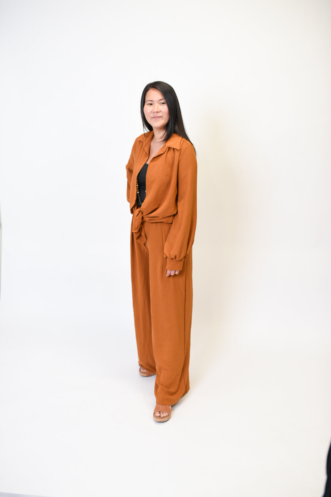 Stylish Work Pants in Cognac