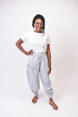 Perfectly Relaxed Striped Pants