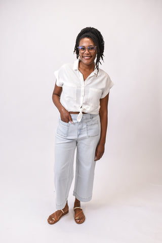 Easy Peasy Button Up