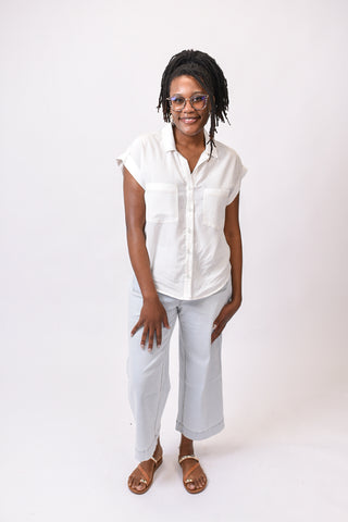 Easy Peasy Button Up