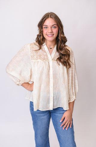 Cottage Charm Tunic Top