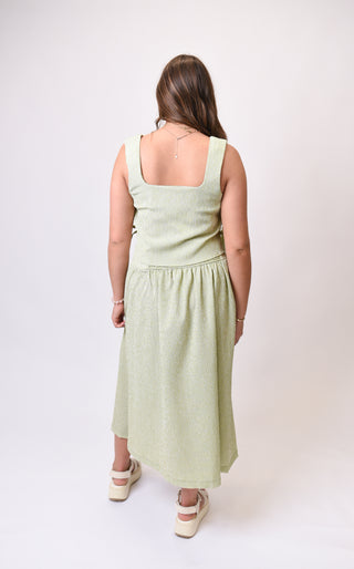 Garden Plaid Set in Olive