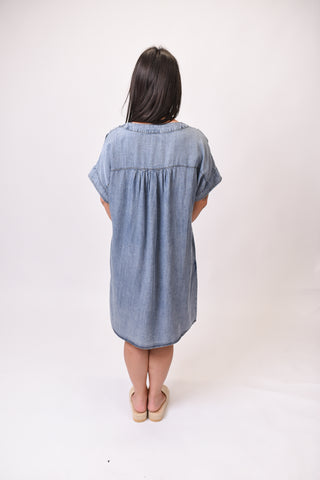 Sweet Drift Chambray Dress