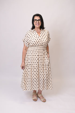 Dot Darling Midi Dress Curvy