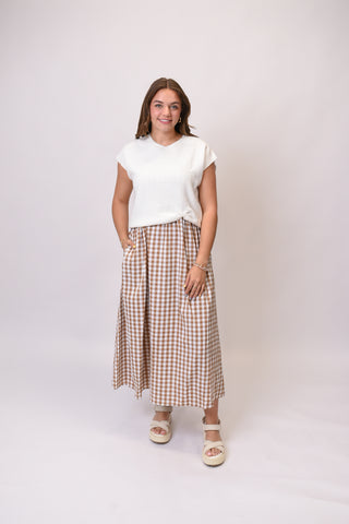 Layer Up Midi Dress in Cream