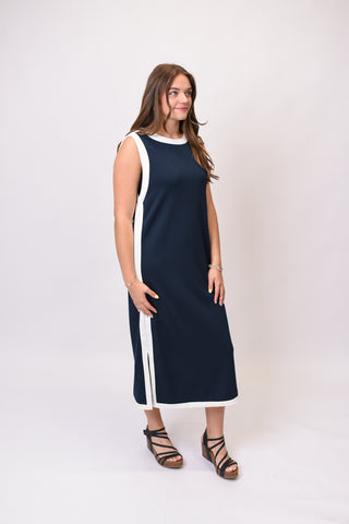 Night Out Midi Dress in Navy