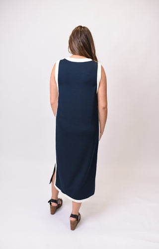 Night Out Midi Dress in Navy