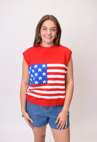 Old Glory Sweater Vest