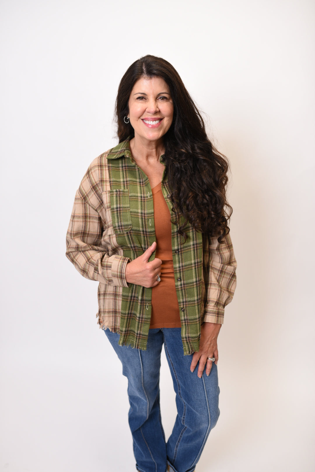 Autumn Grove Plaid Top