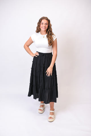 Sun Soaked Skirt in Black
