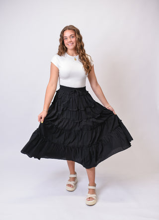 Sun Soaked Skirt in Black