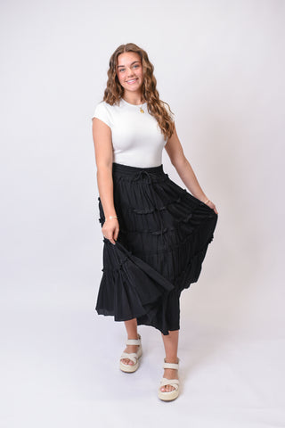 Sun Soaked Skirt in Black