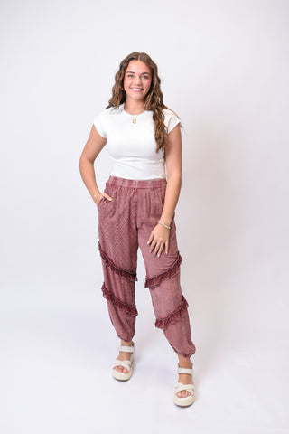 Trail Ride Ruffle Pants
